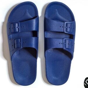 Freedom Moses NAVY Blue slides Size 42 / 43
